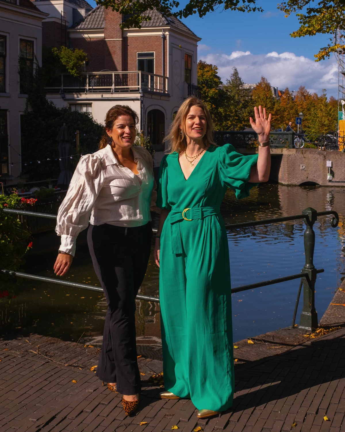 Sonja Wekema and Lenneke Abelman in The Hague